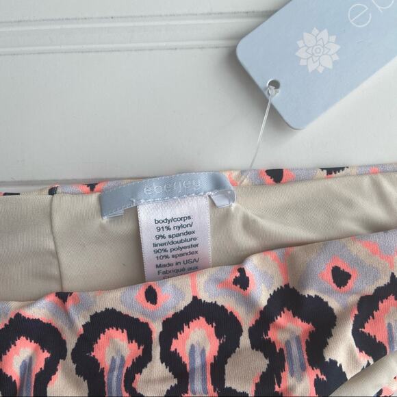 REVOLVE Eberjey L Bleached Blues Boho Skimpy Low Rise Cheeky Bikini Bottom - Picture 10 of 11